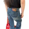Jeans de pierna recta para mujer, nuevo estilo otoño-verano 2026, de cintura alta, retro, corte ajustado, pantalones de pierna ancha estrecha para mujeres petite