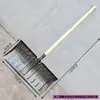 Pala para Empujar Nieve de Acero Completo Engrosada Tabla para Quitar Nieve Tabla para Empujar Nieve Empujador de Nieve con Ruedas Tamaño Grande Herramienta para Quitar Nieve y Estiércol Pala Multifuncional