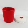 Cesta de Almacenamiento de Cuerda de Algodón con Tapa, Cesta Redonda a Prueba de Polvo, Cesta Redonda para Artículos Varios de Escritorio y Hogar, Cesta para Llaves y Cartera de Entrada