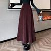 Elegante Falda de Cola de Pez para Mujer, Nueva Moda Otoño 2026 Falda Larga, Falda de Cintura Alta Adelgazante de Línea A, Ceñida a la Cadera A6819