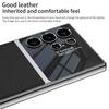 Nueva funda de teléfono móvil transfronteriza de Amazon para s24u s24ULtra funda protectora con patrón de fibra de carbono S24 funda de cuero creativa