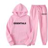 Transfronteiriço novo Essenciais novo terno casal suéter com capuz forrado de fleece masculino e feminino terno fábrica fornecimento direto