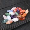 9*18mm pedra natural botão de flor vermelho pó verde Jade Dongling cristal de morango pó cristal ametista fluorita entalhe botão de flor magnólia