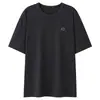 Estilo Nuevo de Verano Algodón Puro Holgado Simple Manga Corta Delgado Tops para Hombres y Adolescentes, Cuello Redondo Casual Ropa para el Hogar Que Se Puede Usar Afuera