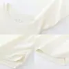 26 Camiseta de Verano para Mujer Cuello Redondo Manga Corta Ajustada Top de Tejido de Aire para Casa y Exterior Moda Casual Manga Corta