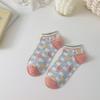 Nuevos calcetines de barco para mujer de primavera y verano, 200 agujas, oreja de madera, pequeño libro rojo, calcetines al por mayor, calcetines de verano para mujer