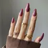 Uñas postizas personalizadas, 30 piezas, forma de almendra, con diseño de pipa de agua, impresas con una técnica especial, fabricadas por una fábrica de renombre