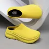 Zapatos sin cordones de calcetín tejido, transfronterizos, talla grande 46, zapatillas deportivas casuales para correr para hombres con pies anchos y empeine alto, ajuste ancho para mujer, puntera amplia