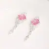 Cuentas Espaciadoras de Mariposa Chapadas en Oro de 14 Quilates que Conservan el Color, Zirconia Cúbica, Pulsera de Cristal y Perla Hecha a Mano para Manualidades, Accesorios de Joyería con Cuentas