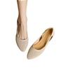 Sandalias Francesas Hechas a Medida para Mujer, Zapatos Huecos de Frijol de Punta, Zapatos Mary Jane de Boca Baja para Mujer, Dropshipping