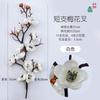 Flor de ciruelo individual artificial flor de durazno ciruelo conservado flor de seda decoración belleza sala de estar flor artificial fábrica xiaoxiumei venta al por mayor