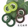 Cinta Floral Hecha a Mano, Papel Crepé para Hacer Flores, Envoltura de Tallos de Flores, Materiales de Empaque de Malla de Alambre, Arte en Papel DIY, Cinta Verde