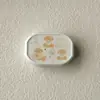 Nuevo Estuche para Lentes de Contacto de Cachorro de Dibujos Animados Portátil Linda Caja para Lentes de Contacto de Niña con Espejo Caja Compañera TZ043