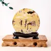 Pedra Crua de Cristal Natural Pedra de Pintura Chinesa Ornamentos de Pedra Pedra Crua de Cristal Fatias de Pedra Flor de Grama Ornamentos para Sala de Estar Entrada Atacado