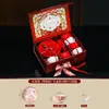 Cerámica Bajo Esmalte Reina Rosa Juego de Vajilla de Alta Gama Regalo de Inauguración de Casa Regalo de Negocios Tazones y Platos Venta al por Mayor Logo Imprimible