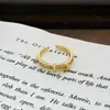 Anel Aberto Elegante Vintage de Zircônia de Nicho de Luxo com Estilo Cortesão, Adequado para Festas Noturnas, Anel Versátil de Luxo Leve