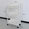 Prateleira de Armazenamento com Rodinhas Estilo Ins de Chão Lanche Móvel Dormitório Cozinha Brinquedo Quarto Sala de Estar Prateleira de Armazenamento Móveis para Casa
