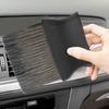 Escova preta para carro, escova para saída de ar do ar condicionado do carro, interior, costura fina, limpeza de poeira, escova amarela, remoção de poeira, artefato