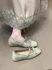 Zapatos de Mujer Mary Jane que Aumentan la Altura 2026 Otoño Suaves de Punta Cuadrada Tacón Bajo para Mujer Doble Moño Versátiles Planos para el Trabajo