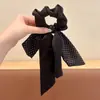 Goma de pelo Vintage Grande Estampado de Leopardo Estilo Coreano Moderna Alta Calidad Elegante Cola de Caballo Baja Alta Elasticidad Versátil Goma para el Cabello