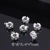 Oro de 14K incrustado con cuentas de circón accesorios de chapado de tee cuentas diy pulsera de perla de cristal jade cuentas sueltas cuentas