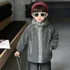 Chaqueta Acolchada para Niños 2026 Nuevo Otoño Invierno Suéter de Forro Polar Espeso para Niños Ropa de Invierno con Capucha de Doble Algodón Moderna