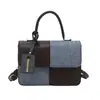 Bolsa de Mão Feminina Elegante e Texturizada para o Dia a Dia 2026 Nova Moda Tendência Ombro Transversal Pequena Quadrada