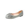 Zapatos Planos de Mujer con Punta Cuadrada Verano 2026 Nuevo Estilo Mocasines Plano Boca Baja Zapatos de Piel Suave Modernos Versátiles Zapatos Delicados