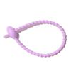Organizador de Cables de Datos de Silicona con Lazo Enrollador de Cables Llavero DIY Colgante de Joyería Lanyard Colorido Accesorios para Gafas