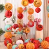 Decoraciones para el Festival de Medio Otoño 2026, linternas de papel estilo chino, escena festiva para centros comerciales, decoraciones de suelo plegables estilo antiguo, Año del Caballo