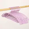Percha de Plástico Antideslizante para Adultos de Hombro Ancho que No se Deforma para el Hogar, Estilo Espeso sin Marcas, Perchero para Ropa de Dormitorio de Estudiantes