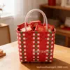 Tailandia Chiang Mai Bolsa Cesta de Verduras Bolsa Dopamina Tejida a Mano Bolsa de Compras de Gran Capacidad Bolso de Mano para Dama Viajera
