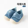 Sapatos e meias para bebê andar, antiderrapantes, com sola macia, respiráveis, sapatos de chão para bebês primavera/verão, de malha com Velcro, meias de chão sem cadarço
