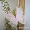 Flores de seda tridimensionales decorativas transfronterizas para decoración de bodas, flores de seda con mariposas y perlas, decoración colorida para habitación de bodas y sala de estar