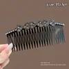 Peine de Insertar Invertido con Lazo de Pedrería Pasador para el Cabello para Mujeres Peine para la Parte Trasera de la Cabeza 2026 Nuevo Estilo Herramienta para Controlar el Cabello Suelto Pasador