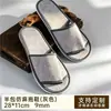 Pantuflas desechables de alta gama para hoteles, uso doméstico, para recibir invitados, antideslizantes, adecuadas para hoteles de cinco estrellas, casas de huéspedes y viajes, engrosadas, al por mayor