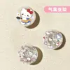 Suporte Redondo para Airbag de Gatinho Coração de Menina Rotação de 360 Graus e Ajuste Retrátil Essencial para Preguiçosos Assistindo Novelas