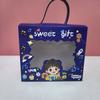 Caja Grande de Dulces de Luna Llena para Bebé Alto Sentido Jardín de Niños Cumpleaños de Niños Caja de Regalo Portátil Regalo de Acompañamiento para un Año de Edad