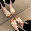Pantuflas para Salir, Moda Retro Dopamina, Impermeables, Punta Abierta, 2026 de Gama Alta para Verano y Primavera, Pantuflas de Una Tira para Uso en Exteriores