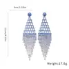 Brincos redondos geométricos europeus e americanos de moda transfronteiriça cravejados com diamantes, elegantes e sofisticados, brincos statement versáteis e únicos