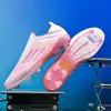 Chuteiras de futebol infantis para meninos, adolescentes e meninas, com travas TF, travas longas AG, sapatos esportivos para treino de competição, de todo o mundo