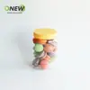 Pote Selado para Alimentos 510ml Calibre 75 Garrafa Plástica Transparente Pote com Embalagem Fácil de Abrir Chá Aromatizado Biscoito Pote Plástico