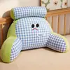Cojín de cabecera lindo para sofá, soporte lumbar para sofá, dormitorio, respaldo grande para cama, almohada de oficina, cojín