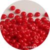 Super excelente 2*4mm cor sólida transparente contas de ábaco contas de pneu DIY tecidas à mão contas soltas franja de grampo de cabelo contas de pulseira