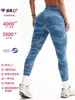 Leggings de fitness sin costuras para mujer transfronterizos nuevos, color liso, de cintura alta, control de abdomen, realce de glúteos tipo durazno, pantalones de yoga para deportes al aire libre