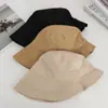 Chapéu de Pescador Elástico de Alta Qualidade, Chapéu Fashion para Proteção Solar ao Ar Livre, Chapéu Bucket de Verão para Cabeça Grande em Estoque