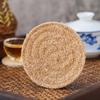 Esterilla de Luffa al Vapor Esterilla Posavasos Esterilla para Tetera Ceremonia del Té Tetera Juego de Té Accesorios Esterilla Absorbente Aislamiento Térmico