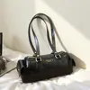 Bolso Femenino de Moda Nuevo Bolso Cilíndrico Versátil de Hombro Único Otoño 2026 Nuevo Bolso de Mano Simple y Elegante para Dama
