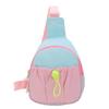 Nueva Bolsa de Pecho para Niños Bolsa de Almacenamiento Portátil Moda Versátil Ligera Color Dopamina Linda Moderna Bolso Cruzado