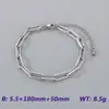 Joyería Transfronteriza Europea y Americana, Pulseras de Acero Inoxidable Estilo Ins Personalizadas, Accesorios de Mano Geométricos a la Moda